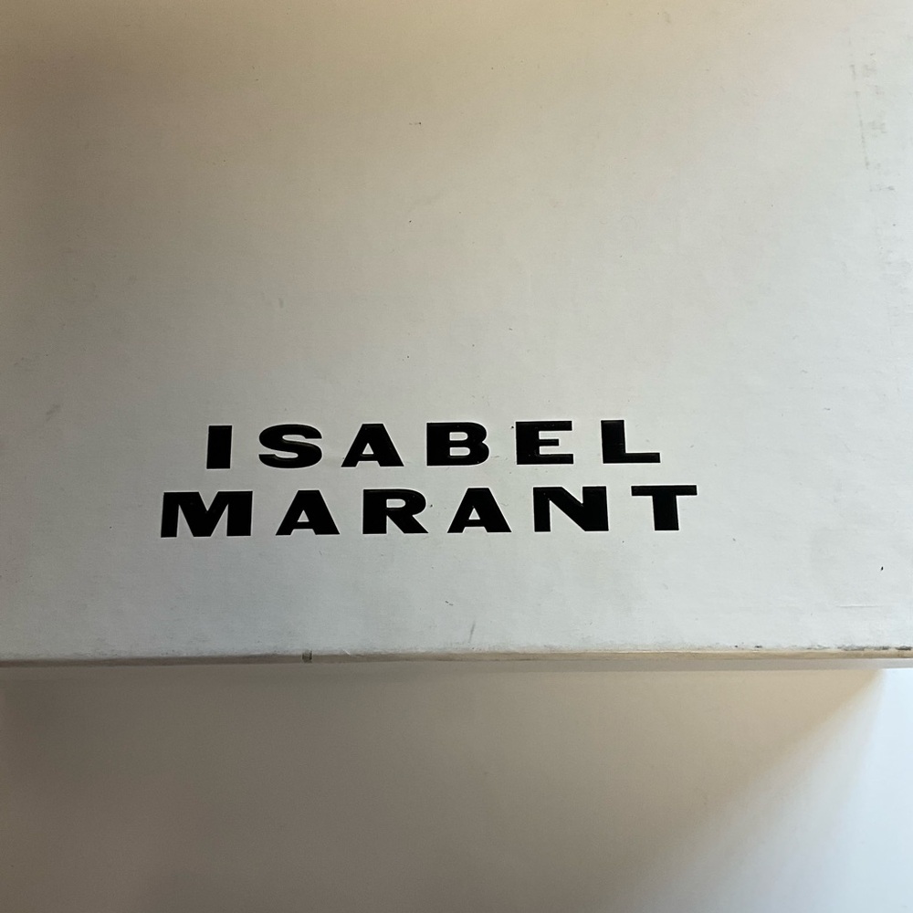 Isabel Marant Bobby Black Suede Leather Sneakers - Picture 11 of 14